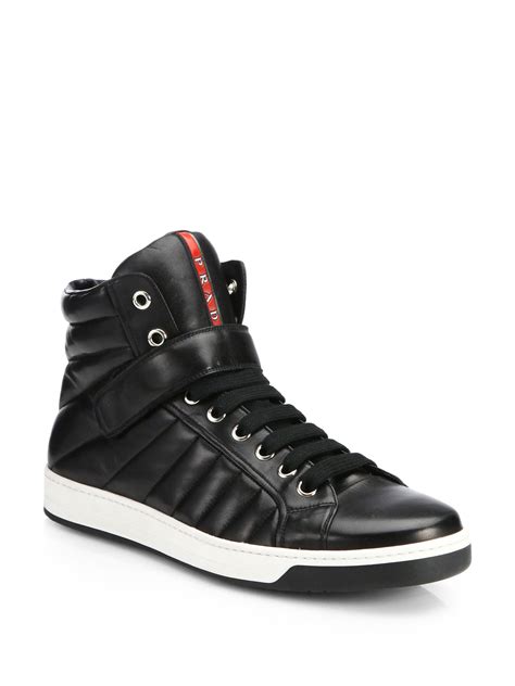 new prada sneakers 2014|prada designer high top sneakers.